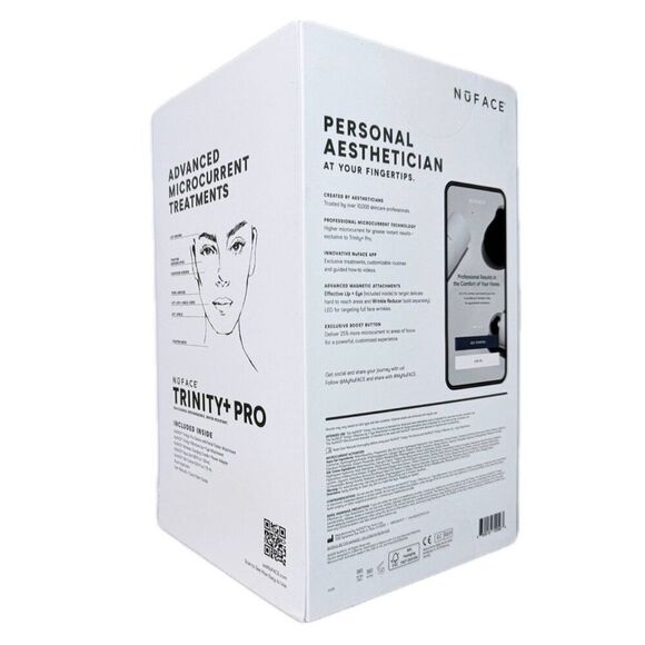 Nuface Trinity+ Pro w/Effective Lip & Eye Attachment, New/Factory Sealed - Picture 2 of 9